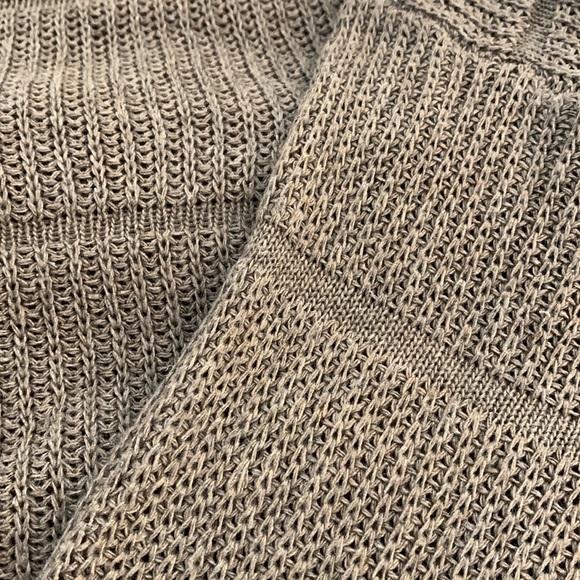 Cropped brown sweater balloon sleeves - Picture 2 of 2